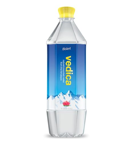 Bisleri Vedica 1 Litre Water Bottles [ pack of 12 ] - Image 2