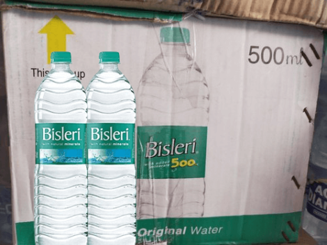 Bisleri 500ml Water [ 500ml * 24 Bottles ]