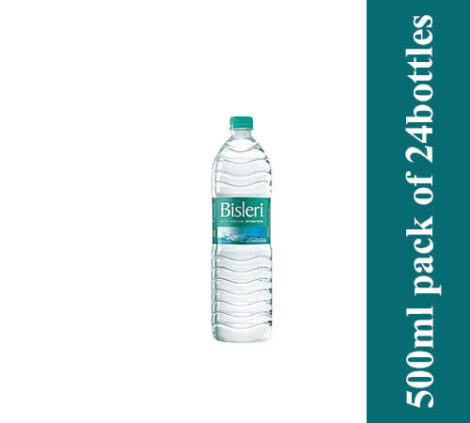 Bisleri 500ml Water [ 500ml * 24 Bottles ] - Image 2