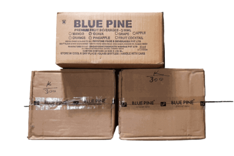 BLUE PINE ARTESIAN WATER STILL grey cap- IN GLASS 300ml ( 24 bottles )