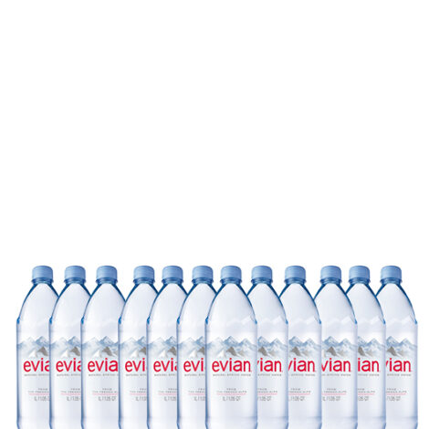 Evian Natural Mineral Water 1L X 12 - Image 2