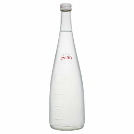 Evian Pure & Natural Spring Mineral Water, Still Bottle 750ml [ pack of 12 bottles] - Image 2