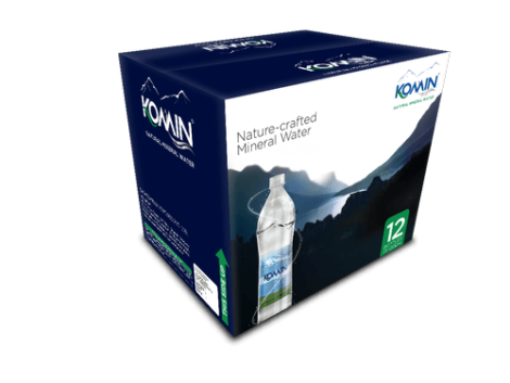 Komin Natural Mineral Water-Bottels 500ml - Pack of 12 Bottles