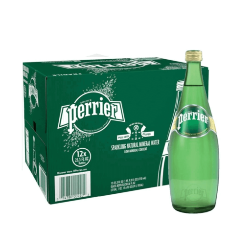 Perrier Carbonated Water (Sparkling Water) 330ml (Pack of 4)