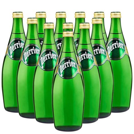 Perrier Sparkling Natural Mineral Water Bottle, 750 ml [ 750 ml x 12 Bottles ] - Image 2