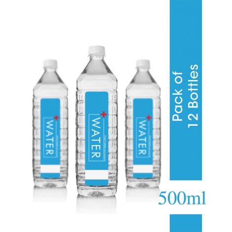 Plus Waters 500 ml - (12 bottles)