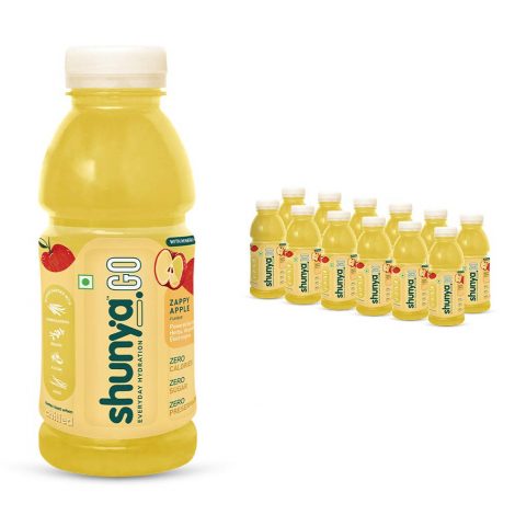 SHUNYA GO ZAPPY APPLE (300ML) * [ pack of 12 Bottles]