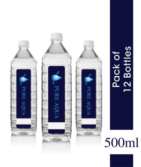 Pure Aqua water 500 ml  [12 bottles]