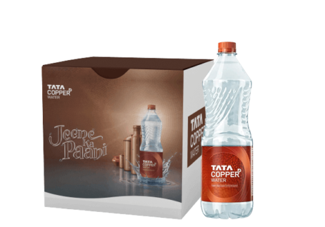 Tata Copper Water [ 500ml * pack of 12 Bottles]