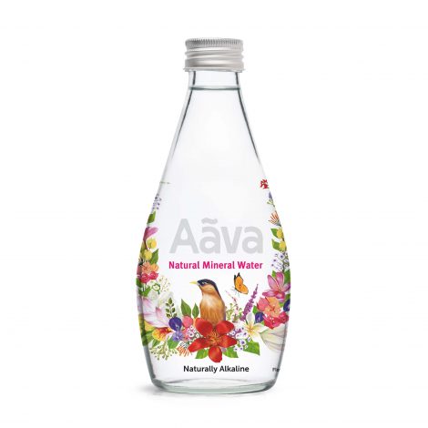 Aava Alkaline Natural Mineral Water - 250ml-glass-[Pack of 80 Bottles] - Image 2