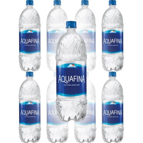 Aquafina Packaged Drinking Water Bottle, 1Ltr [ pack of 10 ] - Image 2