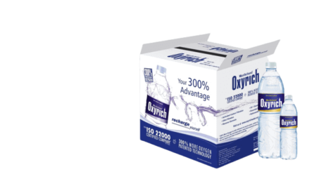 Oxyrich Packaged Drinking Water 500ml [pack of 24 Bottles]