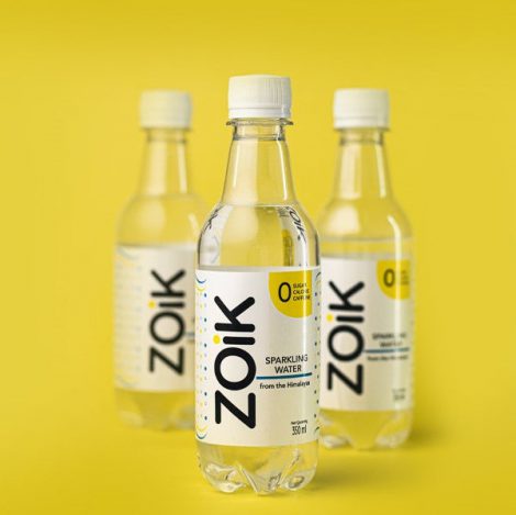 ZOiK Sparkling Water 350ml [ Pack Of 9 Bottles]