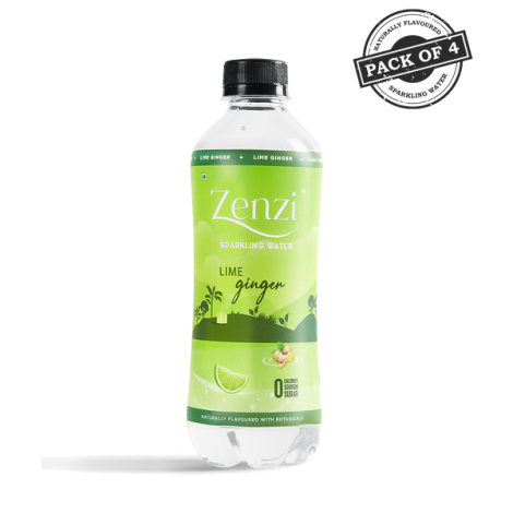 Zenzi Lime Ginger - Sparkling Water [Pack of 4] - Image 2