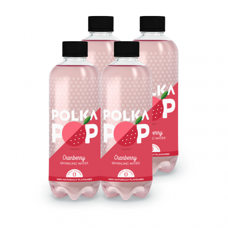 CRANBERRY POLKA POP 350ml [Pack of 24 Bottles] - Image 3