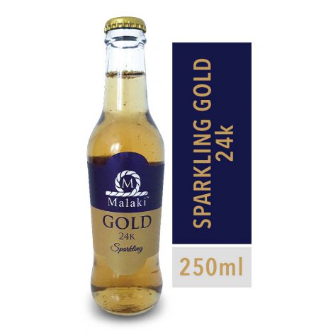 Malaki Sparkling Gold 24k, 250 ml [Pack of 24 Bottles] - Image 2