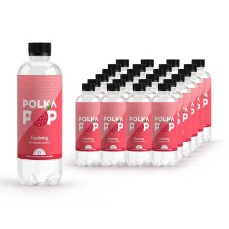 CRANBERRY POLKA POP 350ml [Pack of 24 Bottles] - Image 2