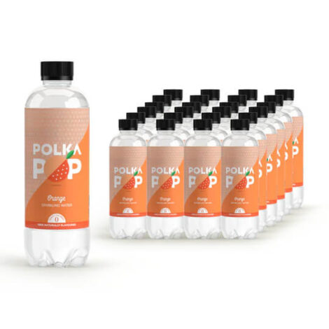 ORANGE POLKA POP 350ml [Pack of 24 Bottles]