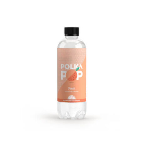 PEACH POLKA POP 350ml [Pack of 24 Bottles] - Image 2