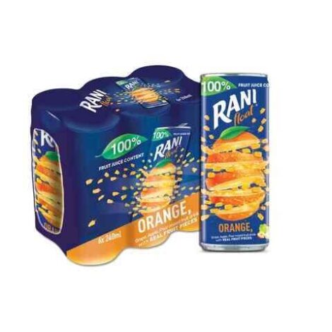 Rani Float Orange Juice 240ml [Pack of 6]