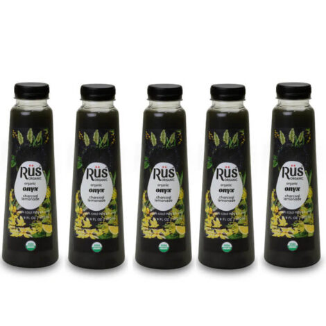 Rus Onyx - Organic Charcoal Lemonade Booster 500ml (pack of 5)