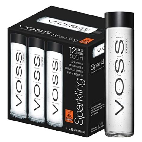 Voss Artesian Sparkling Water 800ml (12bottles)